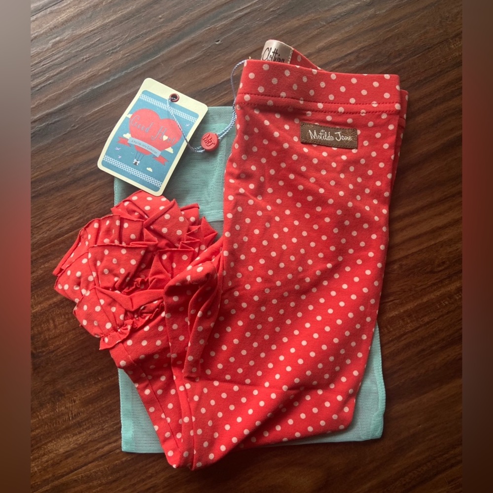 NWT Matilda Jane Good Hart ruffles pants 2